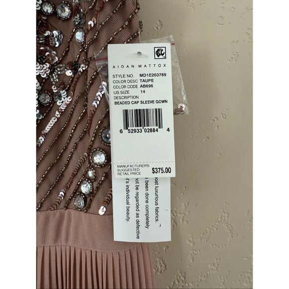 Aidan Mattox Beaded Gown - Picture 5 of 7